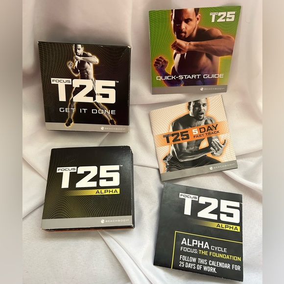 Focus T25 Get It Done DVD Set Alpha + Beta Fitness Workout - Picture 3 of 9